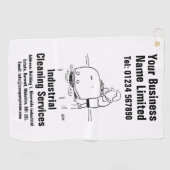 Serviette De Golf Conception de services de nettoyage industriel (Horizontal)