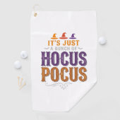 Serviette De Golf Conception de typographie Halloween Hocus Pocus vi (En situation)