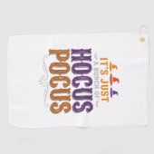 Serviette De Golf Conception de typographie Halloween Hocus Pocus vi (Horizontal)