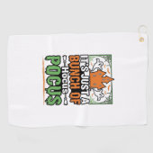 Serviette De Golf Conception de vecteur de citation Hocus Pocus Hall (Horizontal)