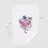 Serviette De Golf Conception de vecteur de feux d'artifice de flaman (En situation)
