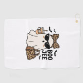 Serviette De Golf Conception de vecteur de noeud de léopard d'Hallow (Horizontal)