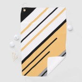 Serviette De Golf conception des bandes diagonales (En situation)