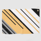 Serviette De Golf conception des bandes diagonales (Horizontal)