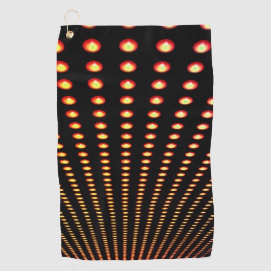 Serviette De Golf Conception des points (Devant)