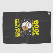 Serviette De Golf Conception d'Halloween pour les travailleurs posta (Horizontal)