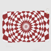 Serviette De Golf Conception d'intérieur abstrait (Horizontal)
