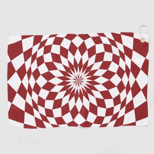 Serviette De Golf Conception d'intérieur abstrait (Horizontal)