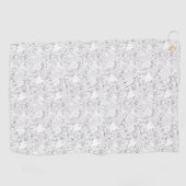 Serviette De Golf Conception du langage Trois (Horizontal)