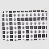 Serviette De Golf Conception du Motif du logo géométrique 2 (Horizontal)