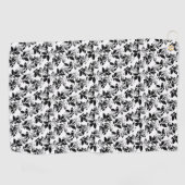 Serviette De Golf Conception florale Vingt et un (Horizontal)