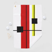 Serviette De Golf Conception géométrique (En situation)