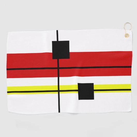 Serviette De Golf Conception géométrique (Horizontal)