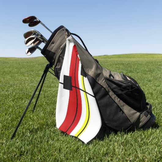 Serviette De Golf Conception géométrique (Vert)