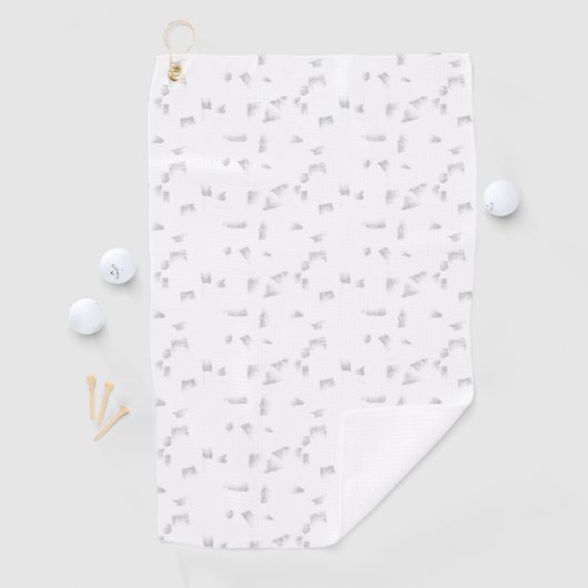 Serviette De Golf conception horizontale Seize (En situation)