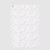 Serviette De Golf conception horizontale Seize (Devant)