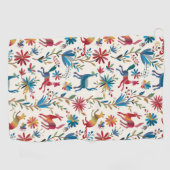 Serviette De Golf Conception inspirée d'Otomi (Horizontal)