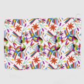Serviette De Golf Conception Otomi moderne III (Horizontal)