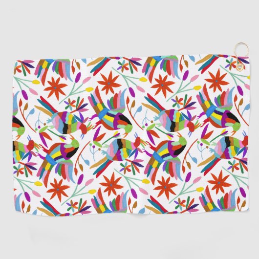 Serviette De Golf Conception Otomi moderne III (Horizontal)