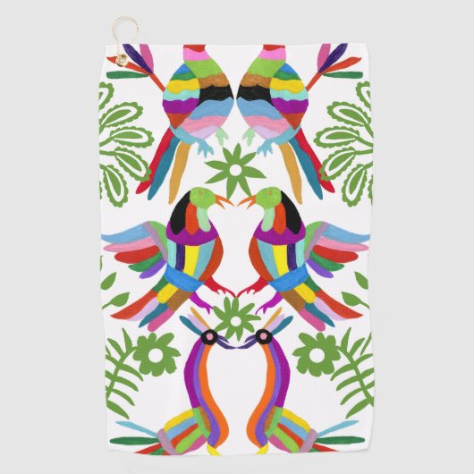 Serviette De Golf Conception Otomi moderne III (Devant)