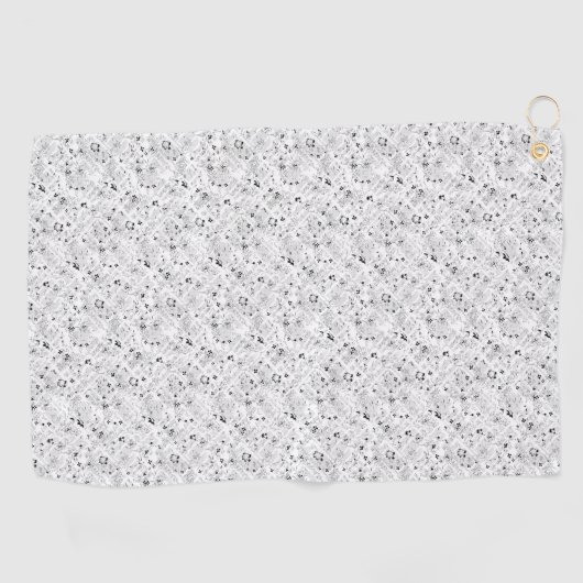 Serviette De Golf conception point neuf (Horizontal)