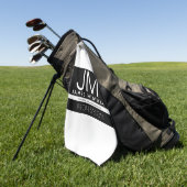 Serviette De Golf Conception professionnelle moderne et minimale | N (Vert)