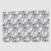 Serviette De Golf conception quatre points (Horizontal)