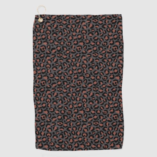 Serviette De Golf Conception Série Classique Léopard 2 (Devant)