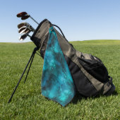 Serviette De Golf Conception Série Galaxie Sarcelle 7 (Vert)
