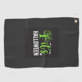 Serviette De Golf Conception vectorielle d'arbres de chauves-souris  (Horizontal)