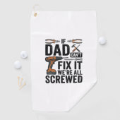 Serviette De Golf Conception vectorielle de citation d'outil vissé d (En situation)
