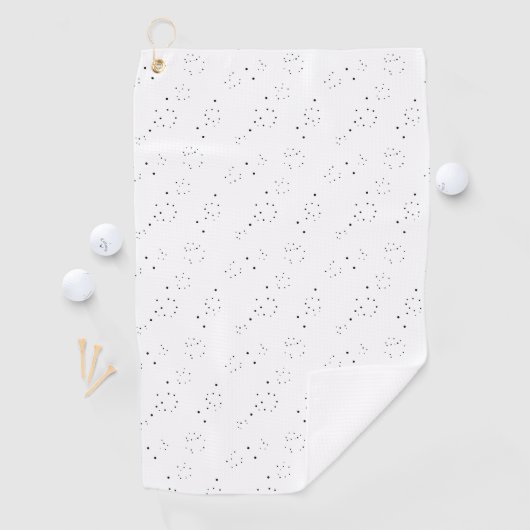 Serviette De Golf Conception verticale huit (En situation)