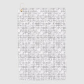 Serviette De Golf Conception verticale Vingt-sept (Devant)