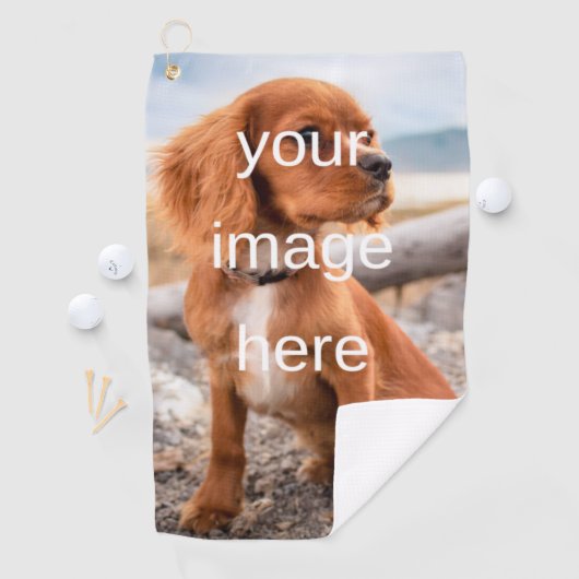 SERVIETTE DE GOLF CONCEVEZ VOTRE PROPRE (En situation)