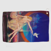 Serviette De Golf Concubine de Sultana le sultan arabe 1925 (Horizontal)