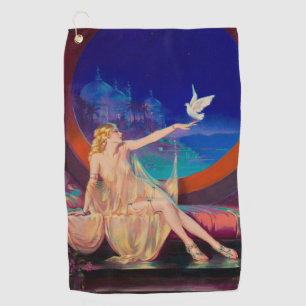 Serviette De Golf Concubine de Sultana le sultan arabe 1925
