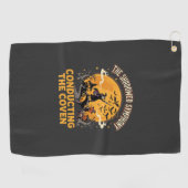 Serviette De Golf Conducteur de coven d'Halloween (Horizontal)