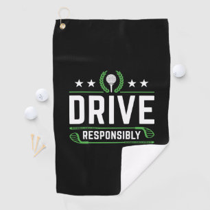 Serviette De Golf Conduire de manière responsable