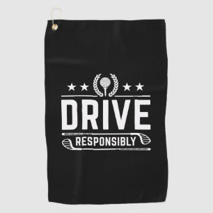 Serviette De Golf Conduire de manière responsable