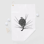 Serviette De Golf Cône de pin avec aiguilles (En situation)