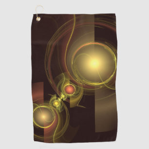 Serviette De Golf Connexion intime Art Abstrait