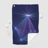Serviette De Golf Constellation, art fractal abstrait fantastique (En situation)