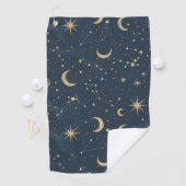 Serviette De Golf Constellation céleste - Nuit étoilée (1) (En situation)