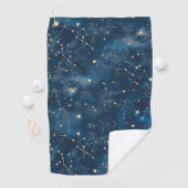 Serviette De Golf Constellation céleste - Nuit étoilée (6) (En situation)