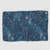 Serviette De Golf Constellation céleste - Nuit étoilée (6) (Horizontal)