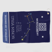 Serviette De Golf Constellation de l'hémisphère Nord Ursa mineure (Horizontal)