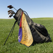 Serviette De Golf Constitution américaine (Vert)