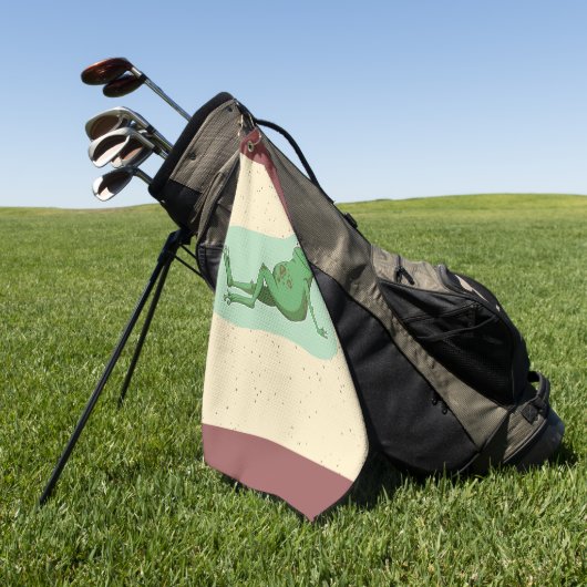 Serviette De Golf Conversation (Vert)