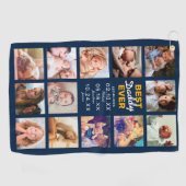 Serviette De Golf Cool Best Daddy Ever Photo (Horizontal)