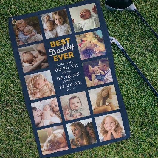 Serviette De Golf Cool Best Daddy Ever Photo